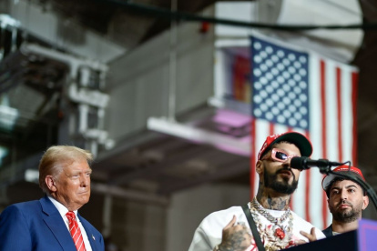 El puertorriqueño Anuel AA fue invitado por Trump para dar un discurso en Pennsylvania durante un mitin republicano.