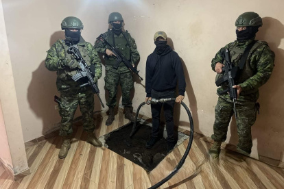 Durante la intervención realizada al interior de la vivienda.