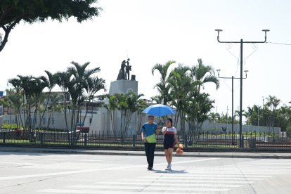 1. Falta de árboles. La poda de algunas especies provoca que falte sombra en varias zonas del norte de Guayaquil