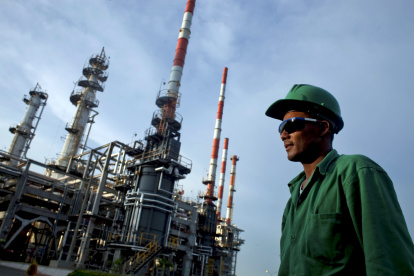 Empresa. Las instalaciones de una planta de Ecopetrol.