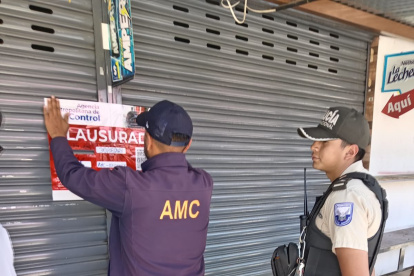 Inspectores de la Agencia de Control clausuraron el local en Amaguaña