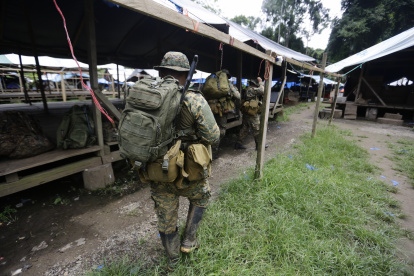 Personal de Senafront realizó el operativo en el Darién