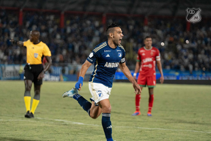 El jugador colombiano anotó su primero gol con Millonarios este domingo 1 de septiembre.