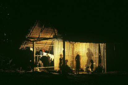 Una vivienda de la comunidad awajún en la remota zona de Ichigkat Muja.
