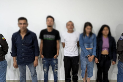 Los detenidos se encuentran a la espera de la audiencia de calificación de flagrancia