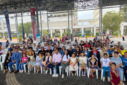 Feria. Los niños y jóvenes mostraron actualizaciones.
