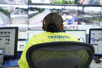 Las cámaras son vigiladas por agentes de la ATM