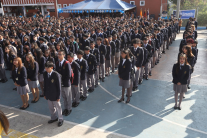 Disposiciones. Durante la ceremonia de inauguración los alumnos conocieron a sus profesores y las nuevos lineamientos que marcarán el periodo escolar 2024-2025.