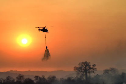 El Inamhi señala que las condiciones climáticas que propician los incendios forestales se sotendrán hasta finales de septiembre.