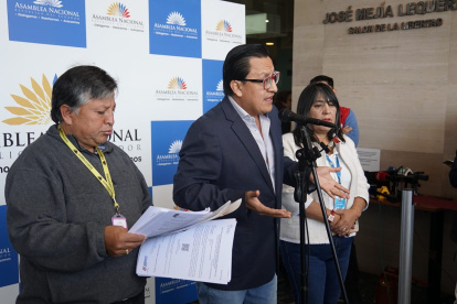 David Rosero dijo que ha presentado documentos en la Asamblea sobre quién debería ser posesionado como vocal suplente del Consejo de Participación Ciudadana.