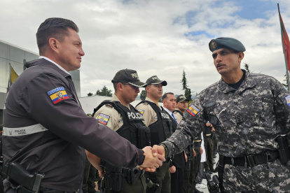 El comandante general de la Policía Nacional, Víctor Hugo Zárate.