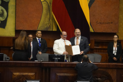 Eduardo Franco Loor fue posesionado en la Asmablea como nuevo vocal suplente del Consejo de Participación Ciudadana.