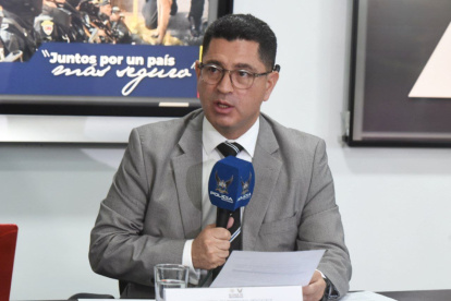 El viceministro Fausto Íñiguez informó sobre las acciones del Bloque de Seguridad.