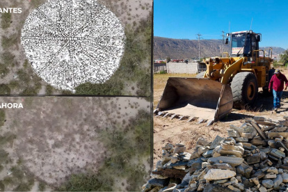 El IMP confirmó que el inmueble es privado, el círculo lítico constaba en el Sistema de información del patrimonio cultural del Ecuador.