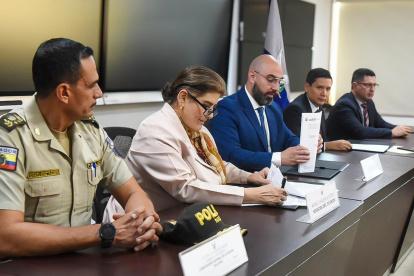 La ministra del Interior, Mónica Palencia.