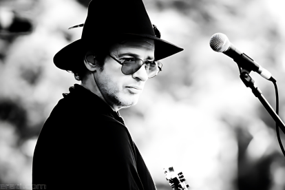Gustavo Cerati en el Festival "Argentina abraza a Chile" Foto: Germán Saez