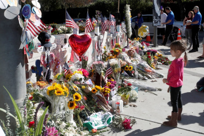 Archivo. El homenaje a las víctimas de un tiroteo en EE.UU.