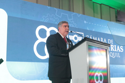 Francisco Jarrín, presidente de la Cámara, se dirigió a sus invitados.