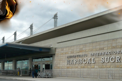 El Aeropuerto Internacional Mariscal Sucre está en el sector Tababela.