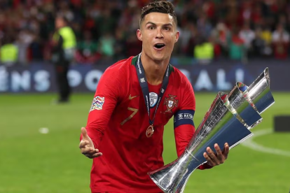 Cristiano Ronaldo, ganador de Nations League con Portugal