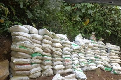 Evidencias encontradas en poder de los detenidos.