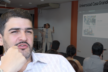 La presentación del análisis se dio en el auditorio de la Universidad Casa Grande.