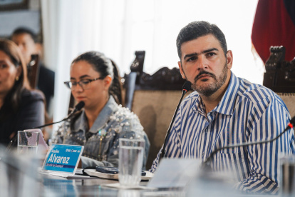 El alcalde de Guayaquil, Aquiles Álvarez.