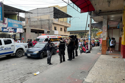 Escena. La víctima vestía un buzo con bermuda y estaban sin zapatos.