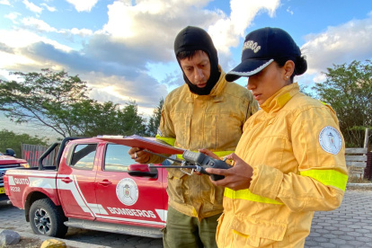 Realizan sobrevuelos con aeronaves no tripuladas (drones) para identificar puntos calientes.en Quito