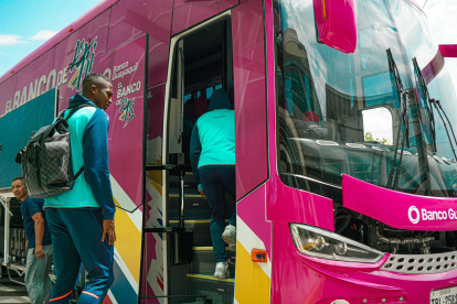 Los tricolores se trasladaron a la concentración en la Casa de la Selección.