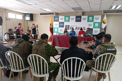 Tras los asesinatos, este 8 de septiembre en el balneario hubo una reunión entre las autoridades.