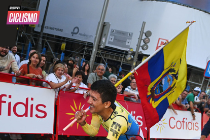 El ecuatoriano Richard Carapaz cerró la Vuelta a España como cuarto en la general.