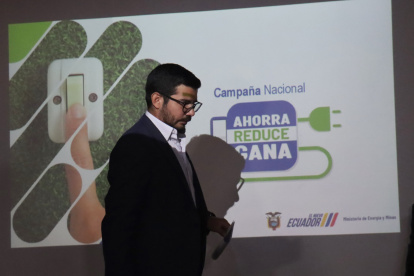 Rafael Quintero, viceministro de Electricidad, en rueda de prensa este 10 de septiembre de 2024.