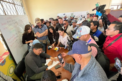 Los ciudadanos buscaron reunirse con el Alcalde de Riobamba