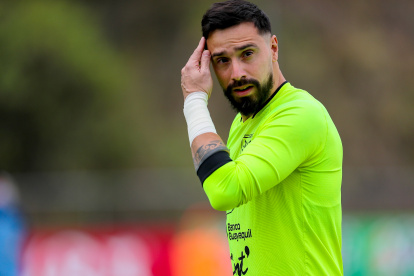 Hernán Galíndez, arquero de la selección de Ecuador.