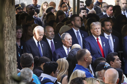 Varias autoridades asisten al aniversario número del 11-S en Nueva York.