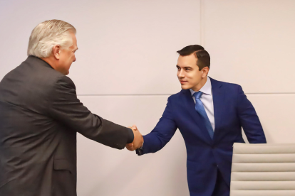 l presidente Daniel Noboa sostuvo una reunión con Gary Guidry, presidente de Gran Tierra Energy Inc.