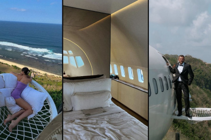 Un Boeing 737 reconvertido en una vivienda exclusiva en los aires