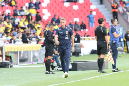 Sebastián Beccacece aseguró que en la selección de Ecuador hay un grupo unido.