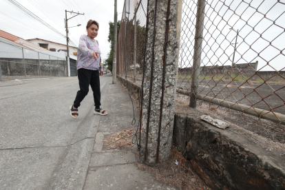 Reclamos. Los moradores piden que los postes sean reparados.