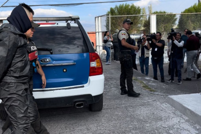 En el parque de Conocoto se aprehendió al agente civil de transito.