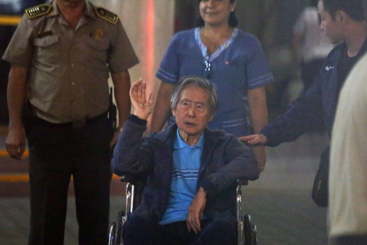 Fotografía de archivo fechada el 4 de enero de 2018 que muestra al expresidente peruano Alberto Fujimori