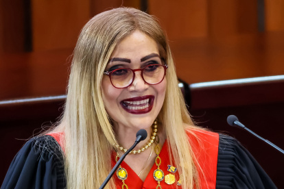 La presidenta del Tribunal Supremo de Justicia Caryslia Rodriguez.