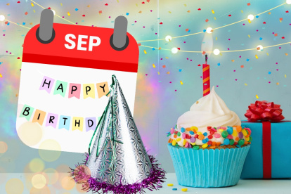 Septiembre es el mes con más cumpleañeros en el mundo.