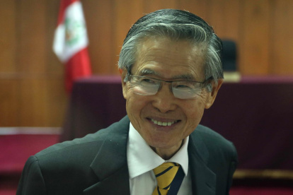 El expresidente peruano Alberto Fujimori en una foto de archivo.