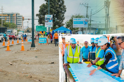 La Prefectura del Guayas ejecuta obras en el sector industrial del cantón Durán