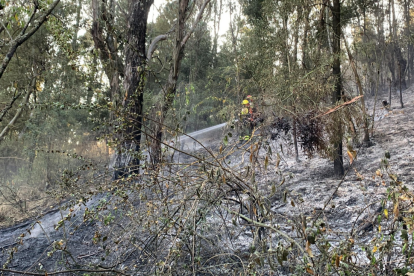 El incendio en El Panecillo ya fue controlado según Bomberos Quito.