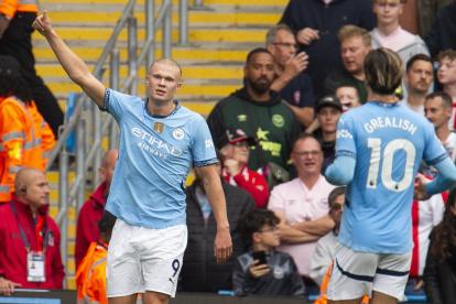 La estrella del Manchester City sigue haciendo goles en esta temporada.