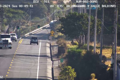 El siniestro de tránsito ocurrió en la vía Amaguaña la mañana de este 15 de septiembre de 2024.