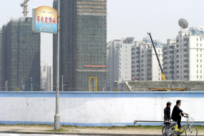 Viviendas. Edificios en el país asiático.